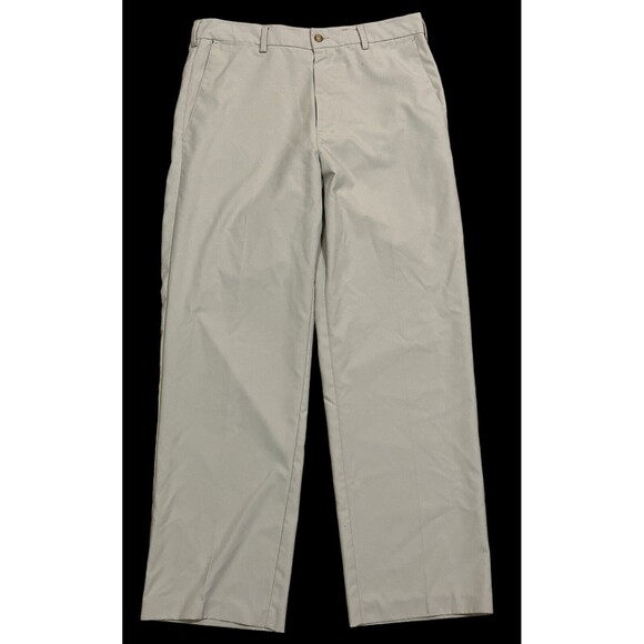 Calloway Golf Pants Men's 32x30 Khaki Tan Classic‎ Flat Front Straight Leg Adult - Picture 1 of 5